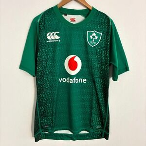 Canterbury Ireland Rugby Home Jersey Mens Size L Official Embroidered Irish IRFU